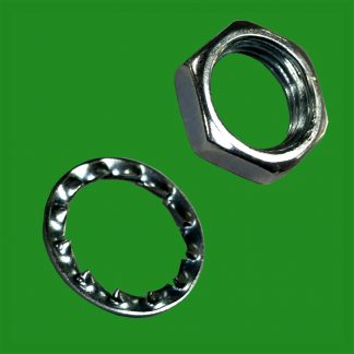 4x M10 Washers & Nuts for Securing Allthread Tubing; Electrical Lamp Repair