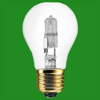 6x 60W(=85W) Clear Halogen GLS Energy Saving Light Bulb ES E27 Edison Screw Lamp