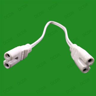 10x Fig. 8 Female Power Lead Cable IEC C7 Fluorescent LED Tube Holder Connector