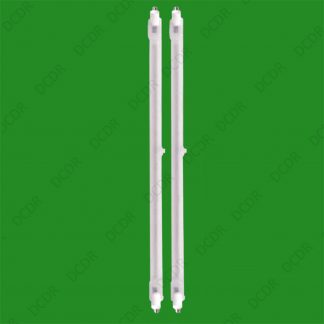 2x 400W Halogen Heater Replacement Tubes 242mm Fire Bar Heater Lamp Element Bulb