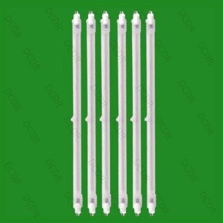 6x 400W Halogen Heater Replacement Tubes 242mm Fire Bar Heater Lamp Element Bulb