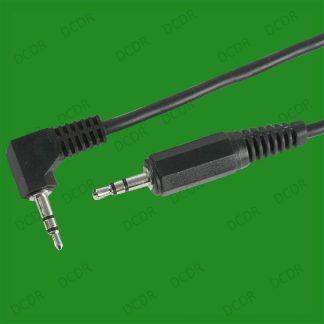 3.5mm 90 Degree Right Angle Stereo Audio Jack To Straight AUX Cable, PC TV HIFI