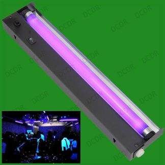 15W UV Ultraviolet Blacklight Strip Light & 45cm (18 Inch) Tube Holder DJ Disco