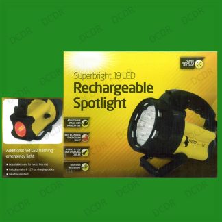 19 LED Rechargeable Lantern Spotlight Torch Power Work Camping