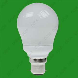 6x 15W BC B22 Micro A60 GLS CFL Light Bulb, Long Life Lamps 2700K Warm White