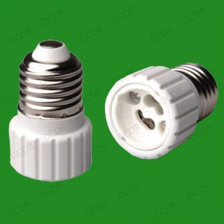 30x Edison Screw ES E27 To GU10 Light Bulb Adaptor Lamp Socket Converter Holder