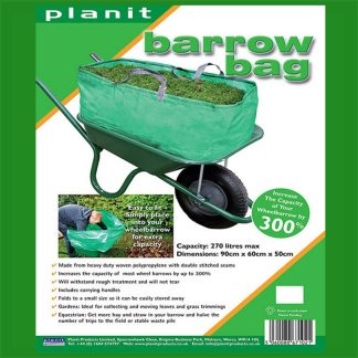Barrow Bag, Garden Waste Disposal Triple Capacity Wheelbarrow Easy Fit 270L Bag