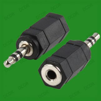 3.5mm Female Plug to 2.5mm Male Jack Stereo Audio Adapter Converter Headphone