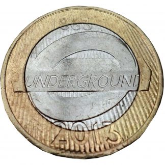 2013 UK £2 London Tube Underground 150 Year Anniversary (1863) Two Pound Coin