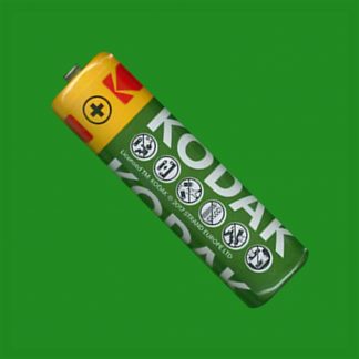 1x AA Kodak 1.2V Nickel Metal (Ni-MH) Rechargeable Batteries 750mAh Capacity