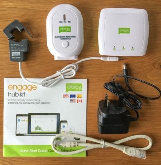 Efergy Engage Hub Solo Kit Solar Energy & Electricity Consumption Monitor