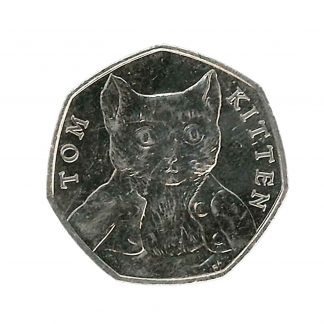 2017 UK 50p Coin Beatrix Potter 'The Tale of Tom Kitten' Fifty Pence Piece