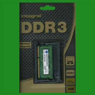 Integral 2GB DDR3 Laptop Notebook RAM Memory SODIMM, 1600Mhz, PC3-12800, 204 pin