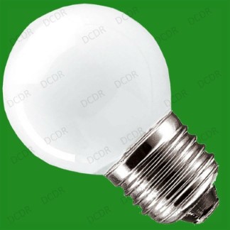 12x 25W Opal Round Dimmable Golfball Incandescent Light Bulbs ES E27 Lamp Globe