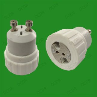 2x GU10 to MR16 Light Bulb Adaptor Base Socket Lamp Converter Holder GU5.3