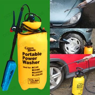 12 Litre Portable Power Washer, Pump, Sprayer, Car Valeting, Caravan, Cleaning