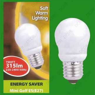 4x 7W =25W Eveready G45 Golf Ball Round CFL ES E27 Light Bulb Edison Screws Lamp