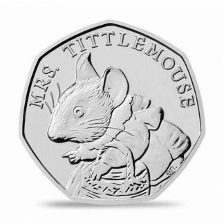 2018 UK 50p Coin Beatrix Potter 'The Tale of Mrs Tittlemouse' Fifty Pence Piece