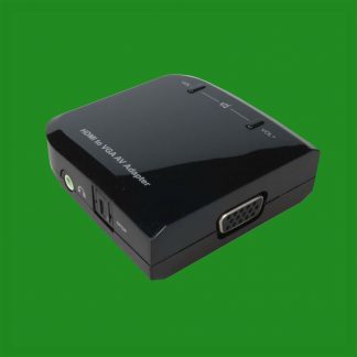 Micro HDMI UXGA/1080p (D Type) to VGA AV Adapter with Audio 3.5MM Jack or SPDIF