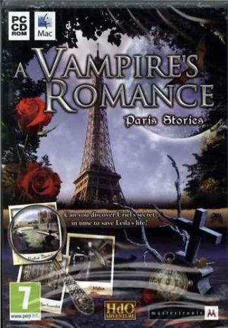 A Vampires Romance, Forbidden Paris Love Stories Hidden Object Game PC & Mac New