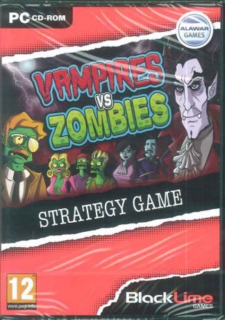 Vampires Vs Zombies Fight Back A Zombie Invasion PC Strategy Game NEW XP Vista 7