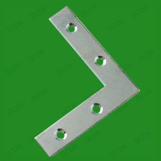 10x 75mm (3") Flat Corner Right Angle Plate Bracket Brace, Support Fixing Repair