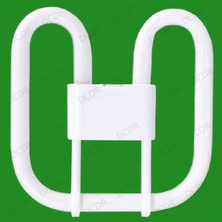 2x GE 28W GR8 2 Pin Energy Saving CFL 2700K Warm White 2D Light Bulb Lamp