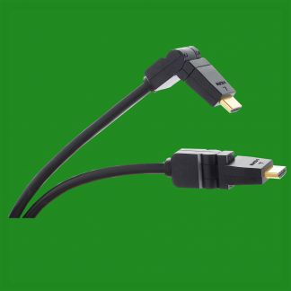 3M 90°-180° Adjustable Angle 360° Rotate Swivel HDMI Cable Lead 1080P HDTV SKY