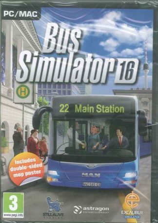 Bus Driving Simulator 16, 2016, Drive 6 Realistic Buses Multiplayer PC & MAC Sim
