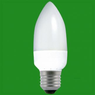 1x 3W Pearl Candle Low Energy Saver 2700K ES E27 Edison Screw Light Bulb Lamp