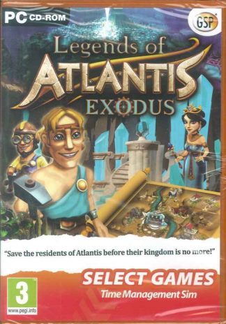 Legends Of Atlantis Exodus, Time Management PC Game, XP, Vista, 7, 8, New