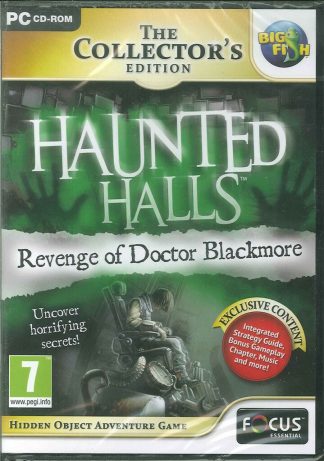 Haunted Halls, Revenge Of Doctor Blackmore, Hidden Object PC Game, NEW