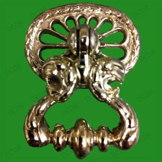 4x 36mm Brass Effect Georgian Drop Pull Handles, Cabinet, Cupboard, Drawer Door