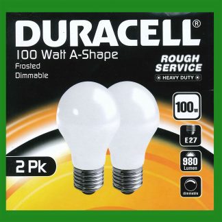 2x 100W Dimmable Pearl Frosted GLS Incandescent Light Bulbs ES E27 Screw Lamps