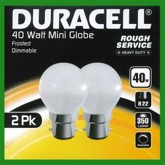 24x 40W Dimmable Frosted Golf Round Incandescent Light Bulbs BC B22 Bayonet Lamp