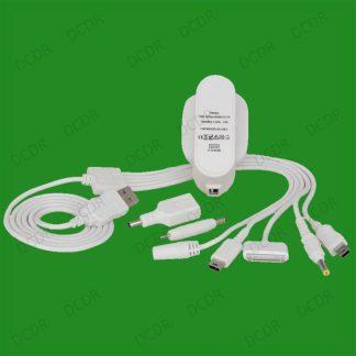 Universal 5 in 1 USB Mains Charger, Mobile Phone iPhone PSP, DS, PDA MP3 UK Euro