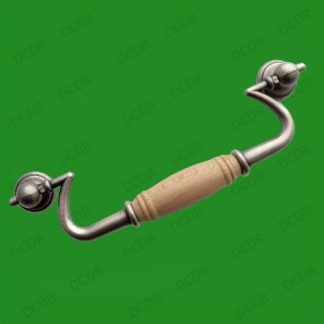 10x Florence Pewter Effect Drop Handle 160mm Cabinet Wardrobe Door Knobs Kitchen