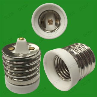 E40 Goliath Screw - Edison E27 Porcelain ES Light Holder Adaptor Lamp Converter