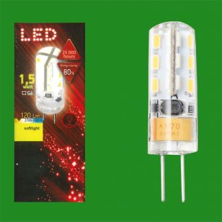 1.5W 12V LED 2700K Warm White G4 Capsule Light Bulb Lamp