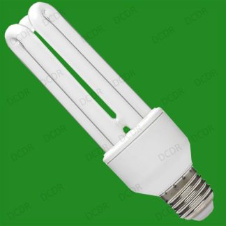 6x 20W Low Energy / Power Saving CFL Stick Light Bulbs ES E27 Edison Screw Lamps