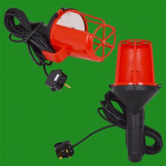 Hand Held Heavy Duty Inspection Lamp 13A 5m Cord Emergency Light Camping Lantern