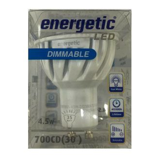 4.5W = 35W LED GU10 4000K Spotlight Lux Dimmable Light Bulb Lamp