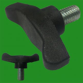 M12 x 20mm Male Wing Nut, 2 Lobe Office Chair Handle Thumb Screw, Lighting, Saw