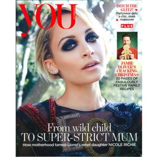 You Magazine: Jamie Oliver, Nicole Richie, Sharron Lowe, 26.11.17