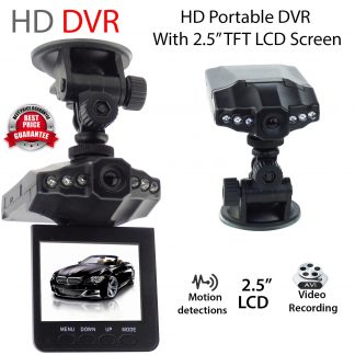 16GB 2.5" HD In Car DVR Vehicle Camera Dashcam Recorder G-Sensor IR Night Vision