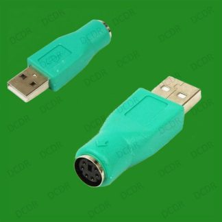 PS/2 Female To USB Male Mouse PS2 Adaptor, PC, Laptop, Windows, Linux, Adapter