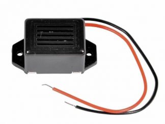 1x 12V DC Black Electronic Buzzer, DIY Circuit Project Back Up Alarm