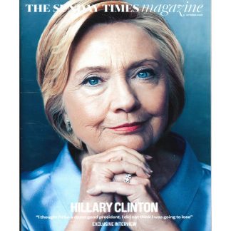 Sunday Times Magazine: Hillary Clinton, Jeremy Clarkson, Stephen Mangan 8.10.17