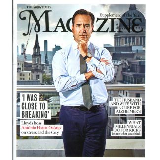 The Times Magazine: Tim Peake, Carla Bruni, Antonio Horta-Osorio 7.10.17