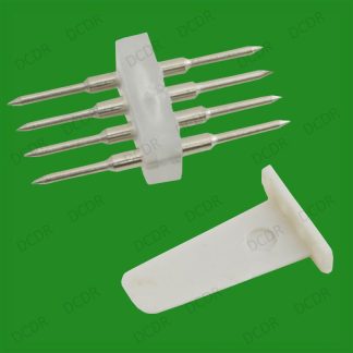 4x RGB 5050 LED Strip Light 4 pin 10mm Couplers & Insert Join Extend Solderless